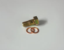 Lade das Bild in den Galerie-Viewer, Hohlschraube M8 gelb verzinkt für K- / KE- Jetronic / Banjo Bolt 8mm yellow zinc f. K- / KE- Jetronic