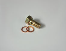 Lade das Bild in den Galerie-Viewer, Hohlschraube M8 gelb verzinkt für K- / KE- Jetronic / Banjo Bolt 8mm yellow zinc f. K- / KE- Jetronic