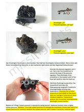 Lade das Bild in den Galerie-Viewer, Reparatur-Set für 4 Zyl. Bosch Grauguss Mengenteiler / Repair Set for Bosch 4-Cylinder Cast Iron Fuel Distributors
