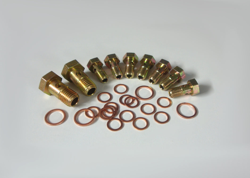 Hohlschrauben Set für BMW 318i E21 518i E12 | Banjo Bolt Set