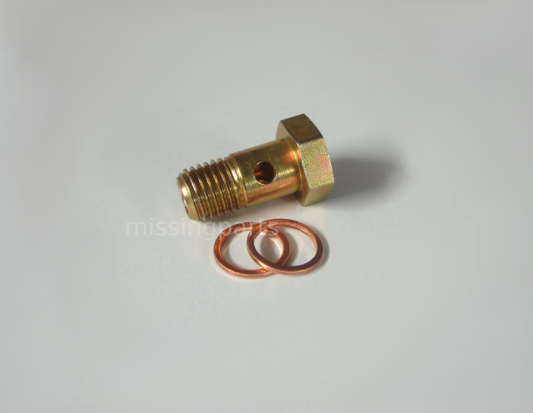 Hohlschraube M12 gelb verzinkt für K- & KE- Jetronic / Banjo Bolt 12mm yellow zinc for K- & KE-Jetronic