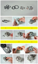 Lade das Bild in den Galerie-Viewer, Reparaturset für Bosch 4-Zyl. K-Jetronic Mengenteiler (Alu) / Repair Set for Bosch 4-Cyl. K-Jetronic (Alloy) Fuel Distributor
